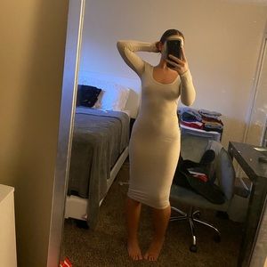 ❌SOLD❌ Tan midi dress